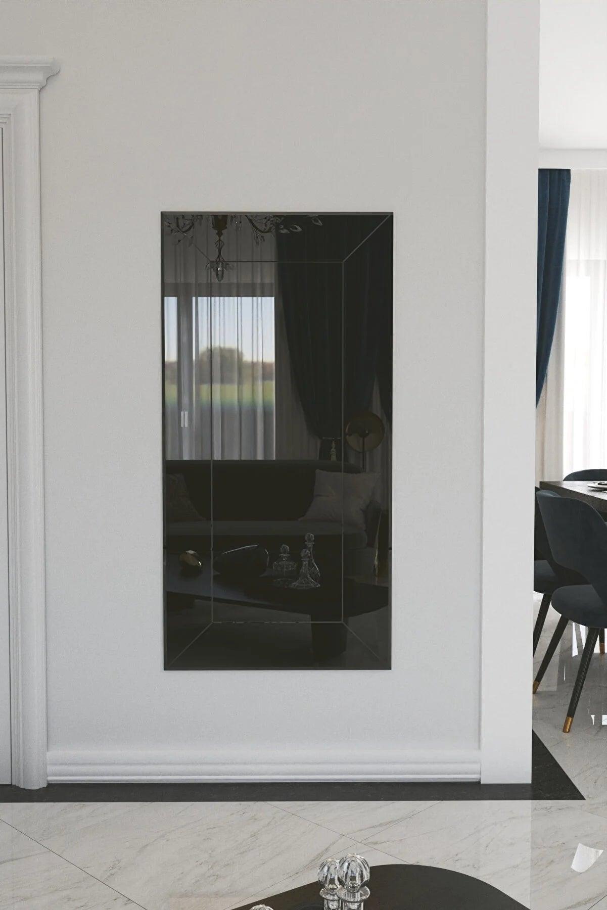 Füme Dekoratif Konsol Ve Boy Aynası - 140x70 Cm - evdeyiz.de